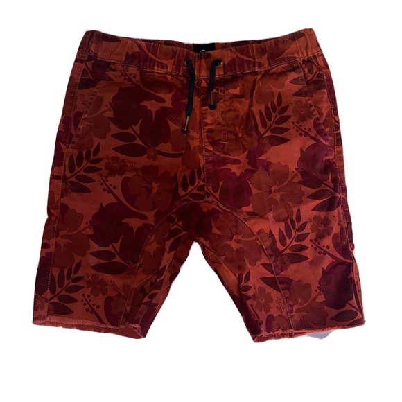 Zanerobe Sureshot Camo Jogger Shorts Men Size 30 Military Army‎ Attrium Red - Picture 1 of 10